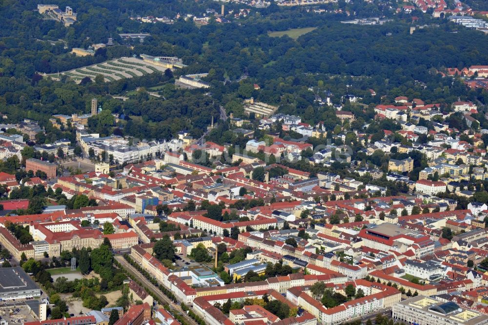 Luftaufnahme Potsdam - Stadtansicht von Potsdam im Bundesland Brandenburg