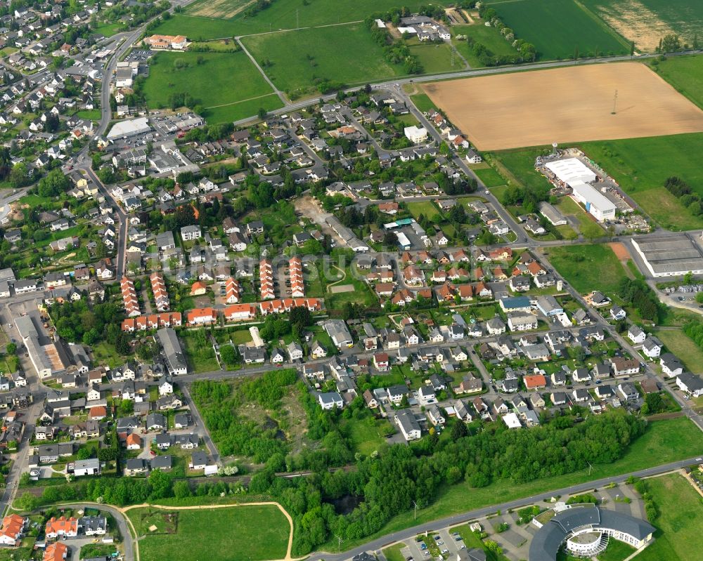 Luftaufnahme Ransbach-Baumbach - Stadtansicht von Ransbach-Baumbach im Bundesland Rheinland-Pfalz