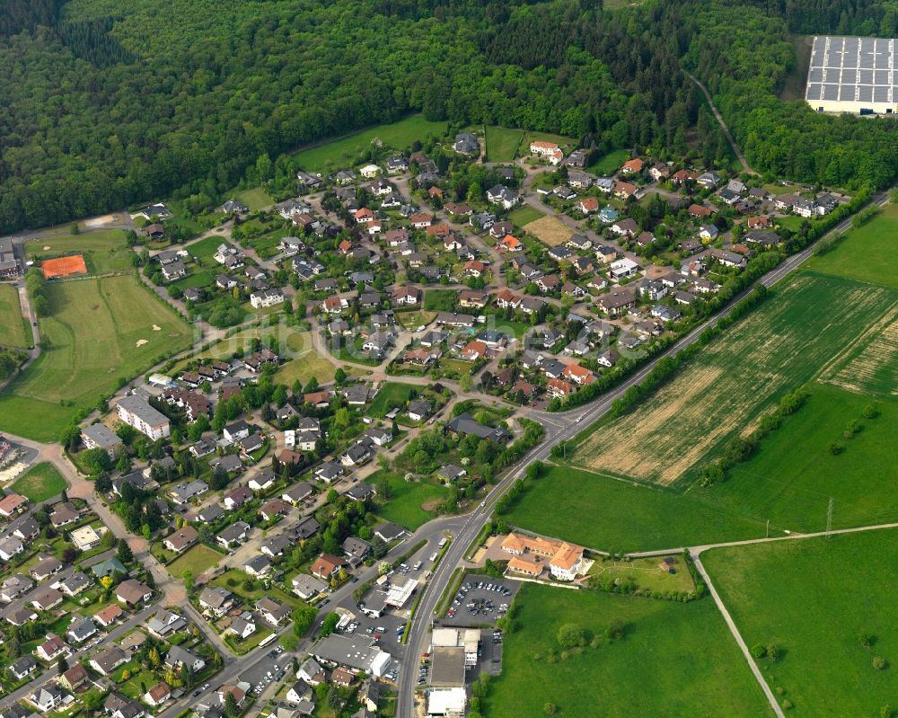 Ransbach-Baumbach von oben - Stadtansicht von Ransbach-Baumbach im Bundesland Rheinland-Pfalz