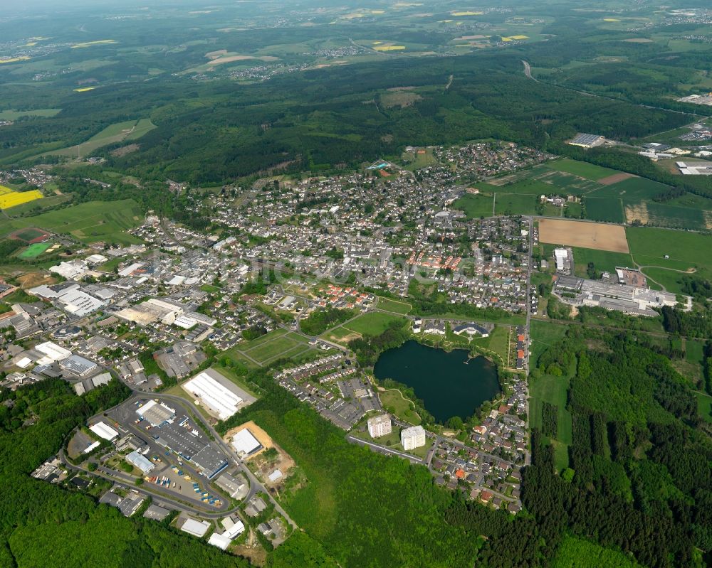 Luftbild Ransbach-Baumbach - Stadtansicht von Ransbach-Baumbach im Bundesland Rheinland-Pfalz