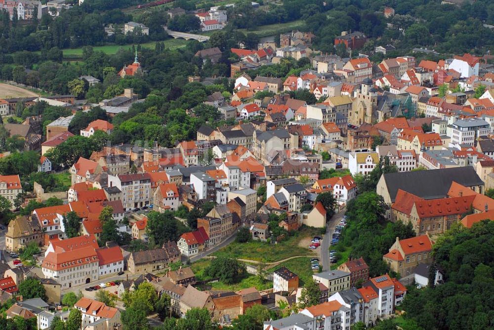 Luftaufnahme Zeitz - Stadtansicht und Rathaus Zeitz