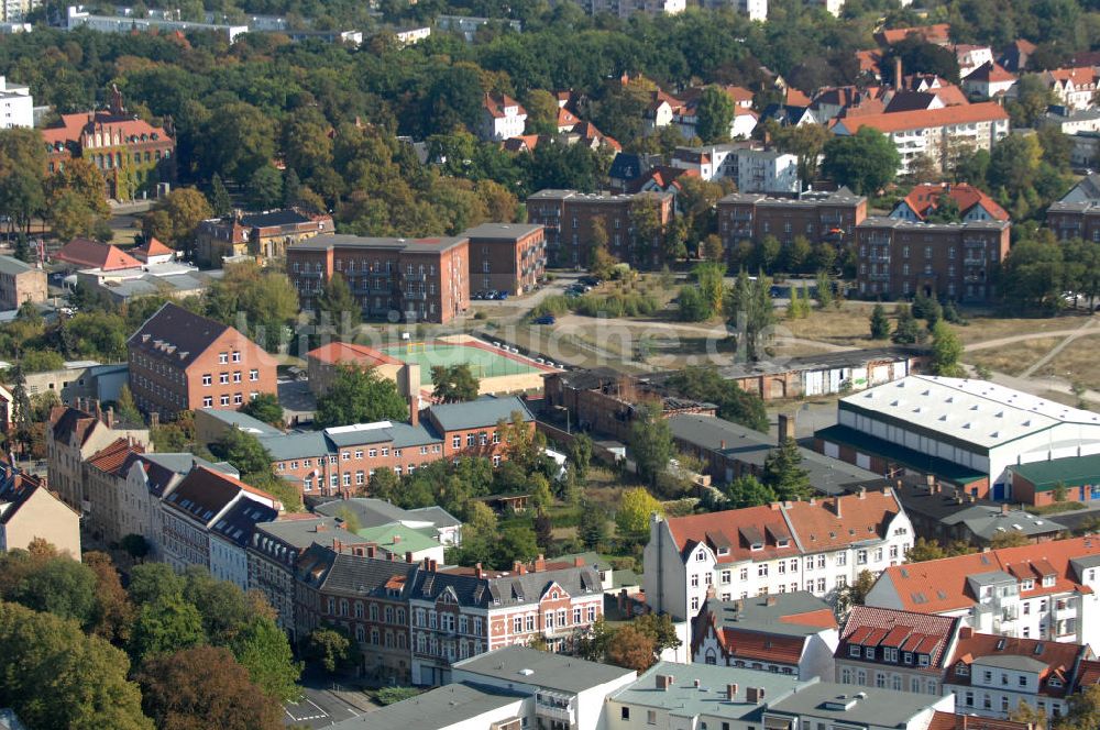 Rathenow aus der Vogelperspektive: Stadtansicht Rathenow