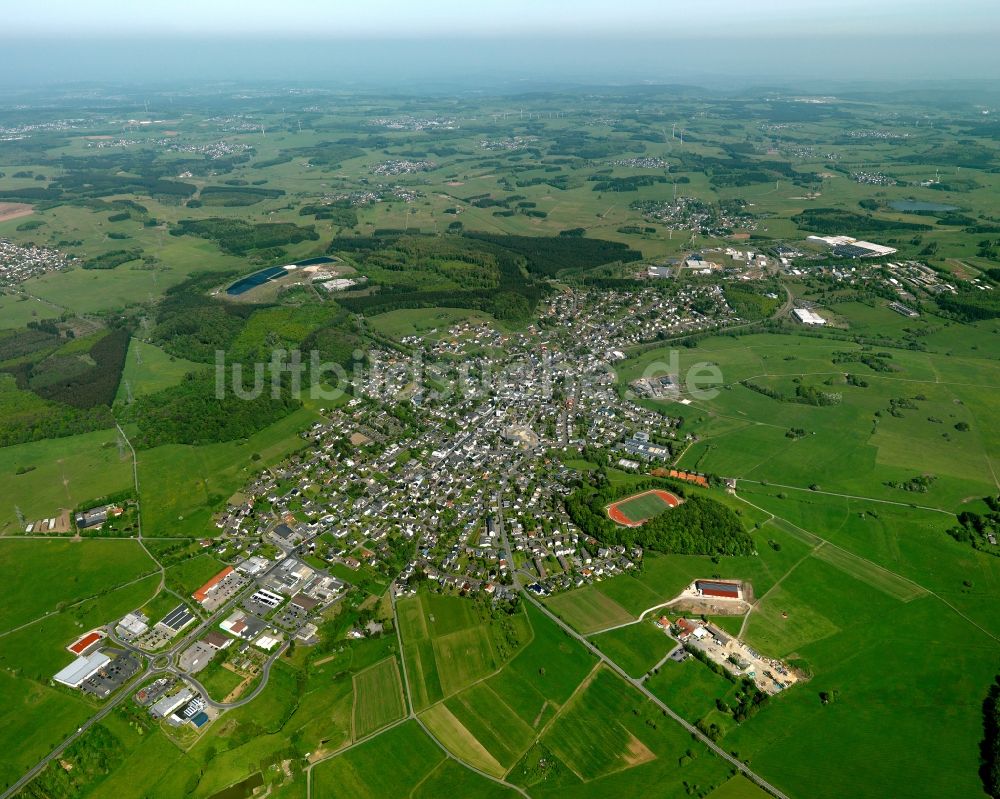 Luftbild Rennerod - Stadtansicht von Rennerod im Bundesland Rheinland-Pfalz