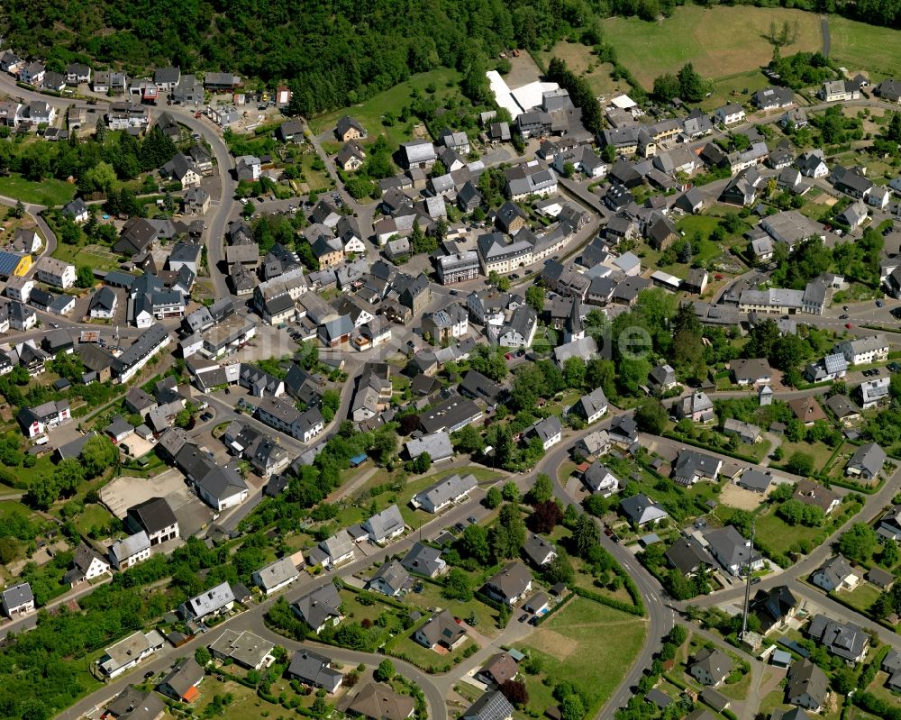 Luftbild Rhaunen - Stadtansicht von Rhaunen im Bundesland Rheinland-Pfalz