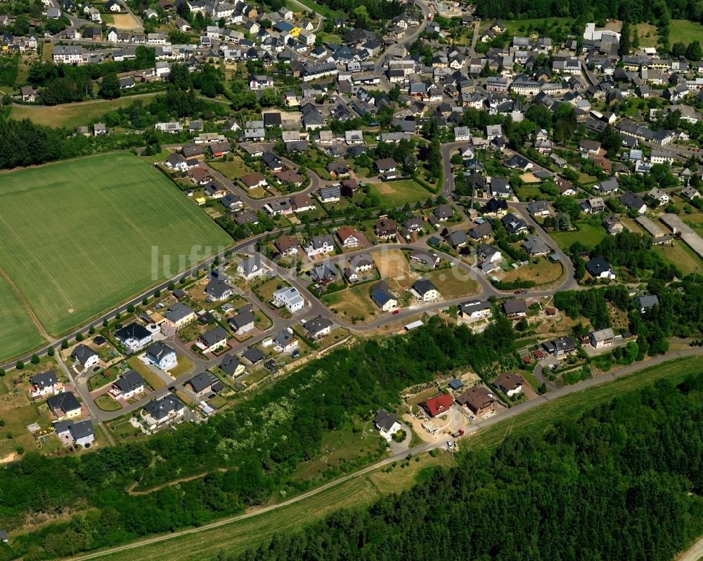 Rhaunen aus der Vogelperspektive: Stadtansicht von Rhaunen im Bundesland Rheinland-Pfalz