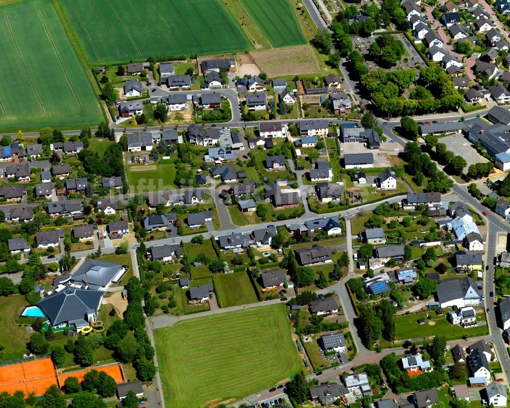 Rheinböllen aus der Vogelperspektive: Stadtansicht von Rheinböllen im Bundesland Rheinland-Pfalz