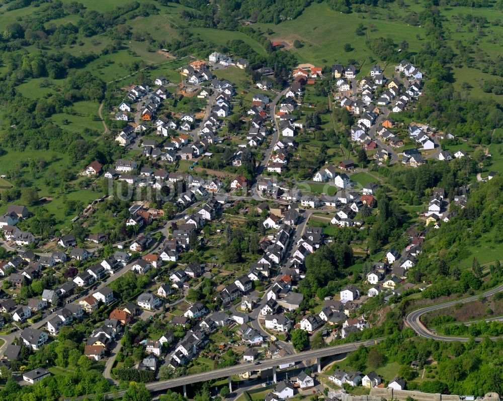 Luftbild Rhens - Stadtansicht von Rhens im Bundesland Rheinland-Pfalz