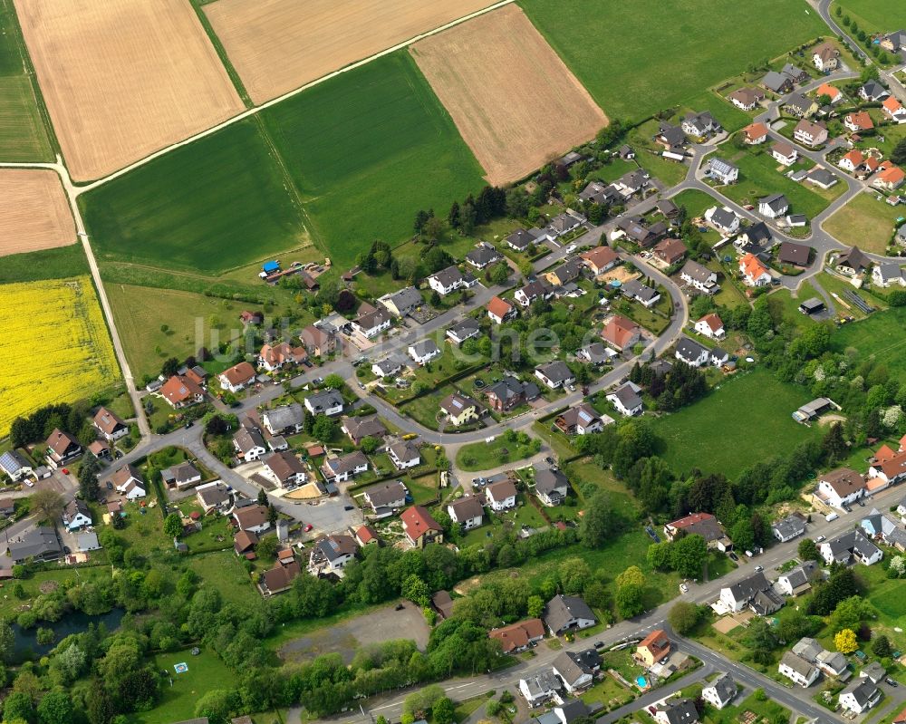 Roßbach aus der Vogelperspektive: Stadtansicht von Roßbach im Bundesland Rheinland-Pfalz