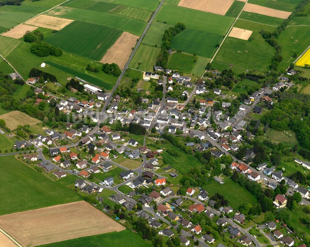 Luftaufnahme Roßbach - Stadtansicht von Roßbach im Bundesland Rheinland-Pfalz