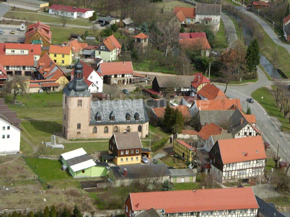 Rottleberode von oben - Stadtansicht von Rottleberode