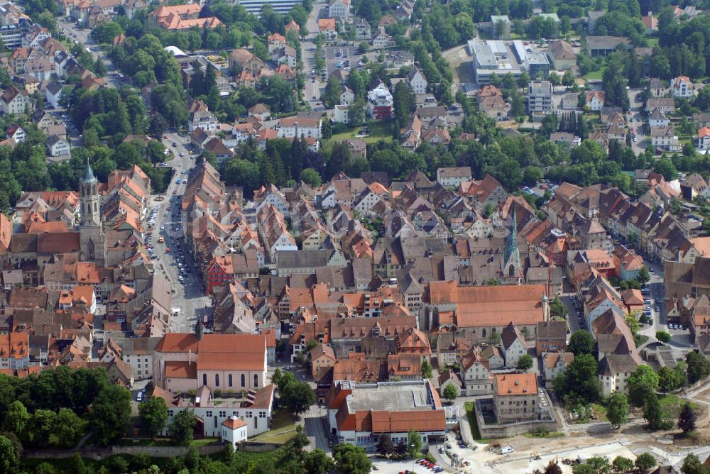 Rottweil aus der Vogelperspektive: Stadtansicht Rottweil