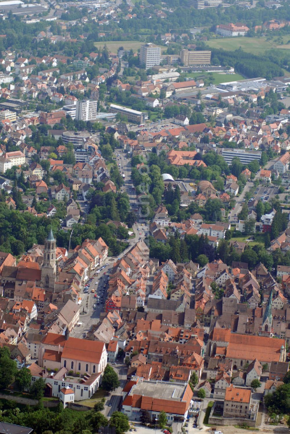 Luftbild Rottweil - Stadtansicht Rottweil