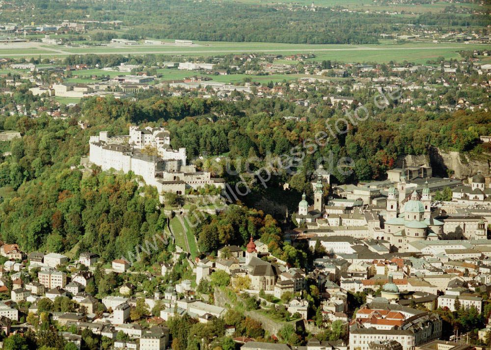 Salzburg von oben - Stadtansicht von Salzburg