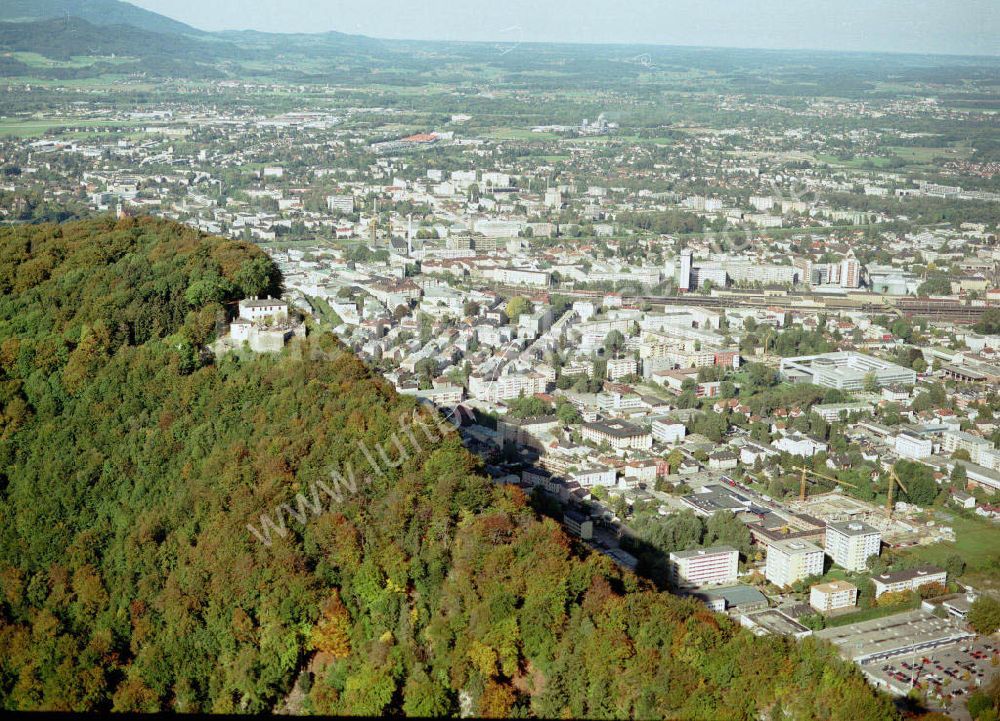 Luftbild Salzburg - Stadtansicht von Salzburg