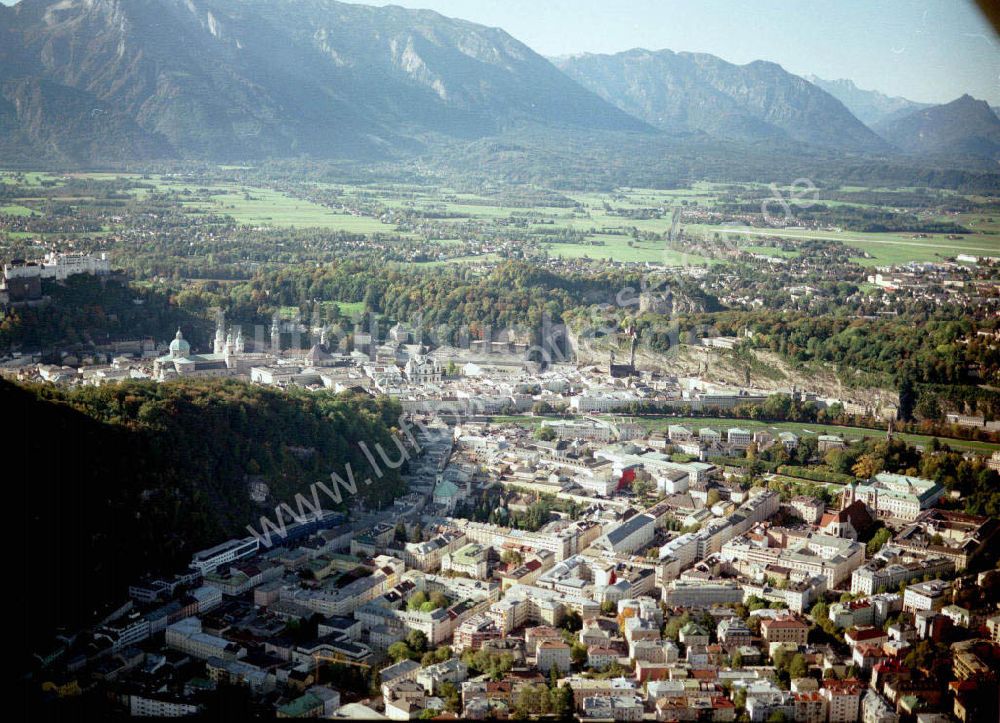 Salzburg von oben - Stadtansicht von Salzburg