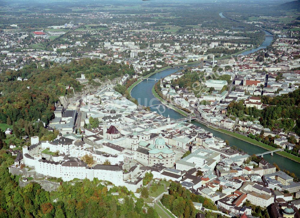 Luftbild Salzburg - Stadtansicht von Salzburg