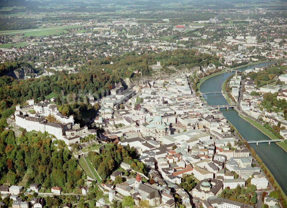 Luftaufnahme Salzburg - Stadtansicht von Salzburg