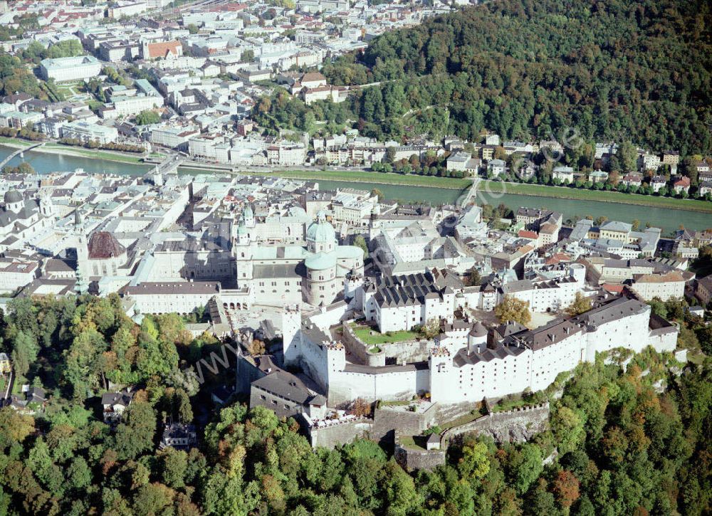 Salzburg von oben - Stadtansicht von Salzburg