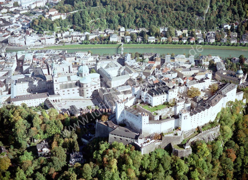 Salzburg von oben - Stadtansicht von Salzburg