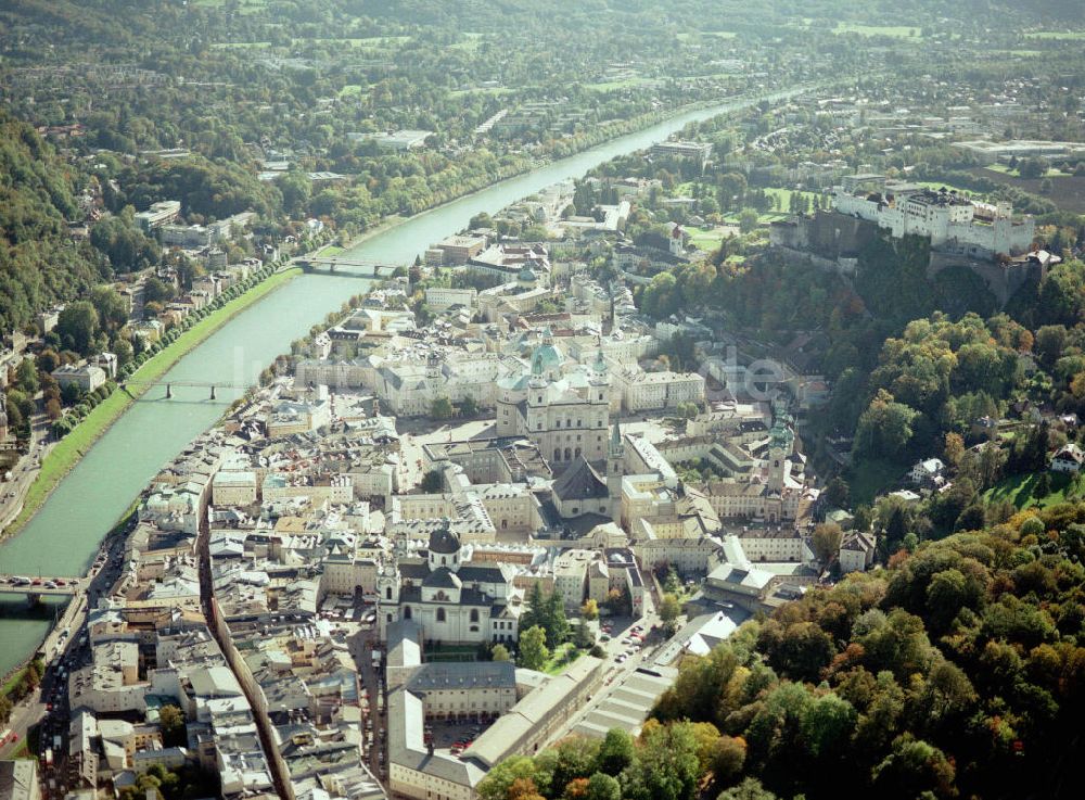 Luftbild Salzburg - Stadtansicht von Salzburg