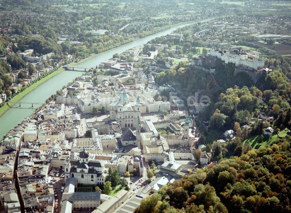 Luftaufnahme Salzburg - Stadtansicht von Salzburg