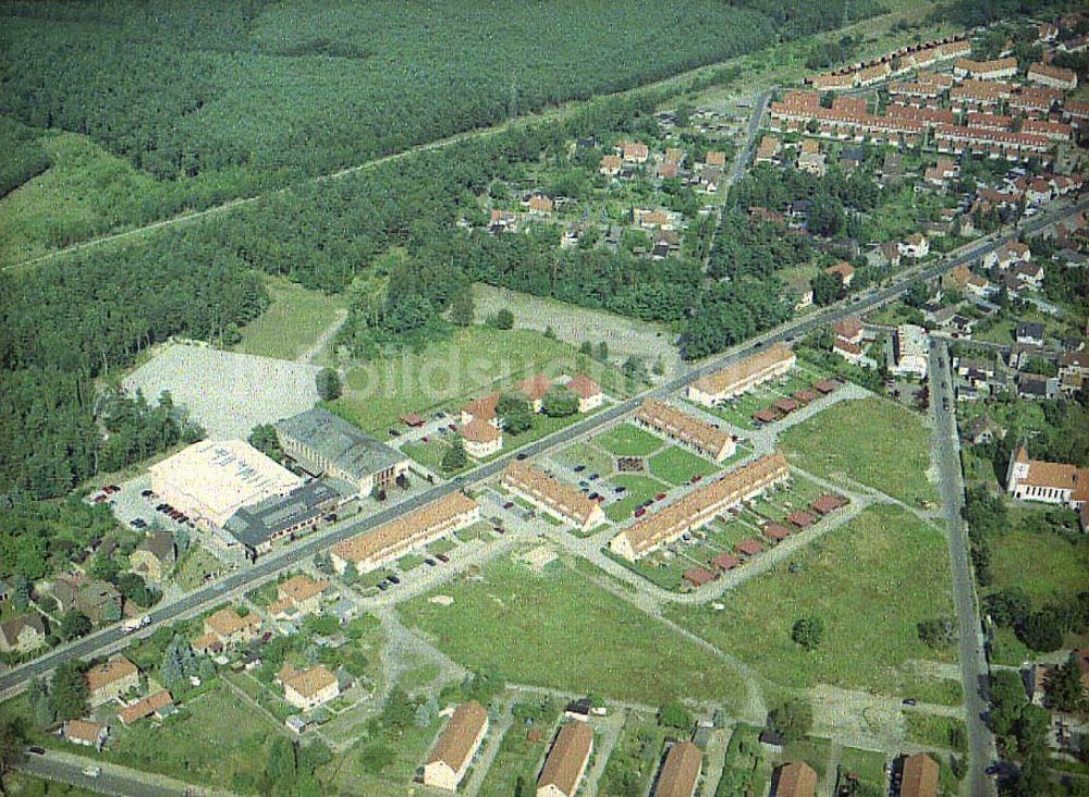 Luftbild Schwarzheide / Brandenburg - Stadtansicht von Schwarzheide