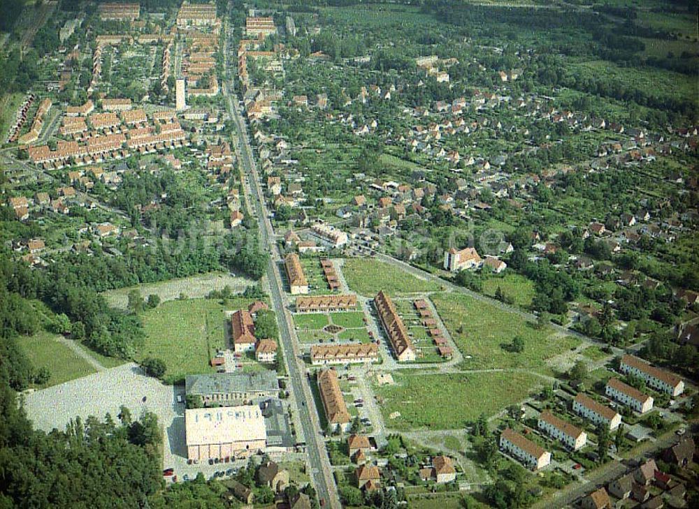 Luftaufnahme Schwarzheide / Brandenburg - Stadtansicht von Schwarzheide