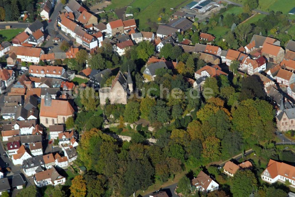 Luftaufnahme Schweinsberg - Stadtansicht Schweinsberg