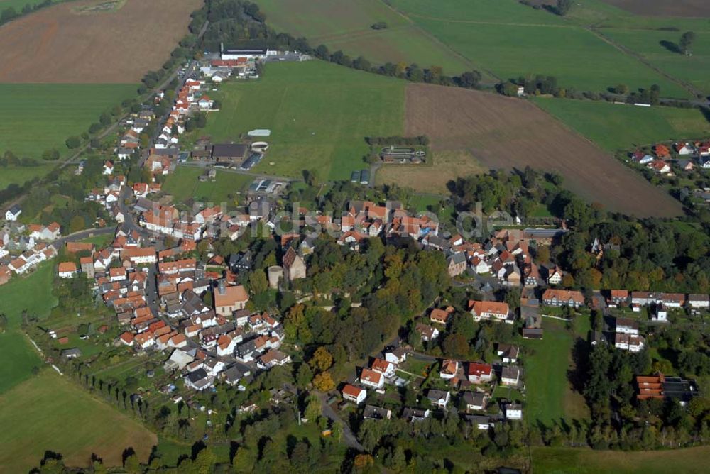 Luftaufnahme Schweinsberg - Stadtansicht Schweinsberg