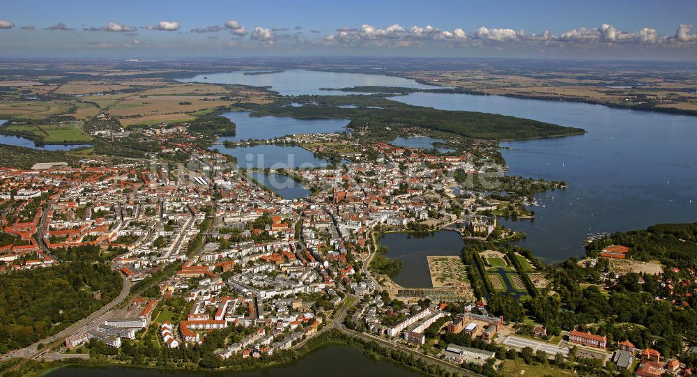 Luftaufnahme Schwerin - Stadtansicht Schwerin