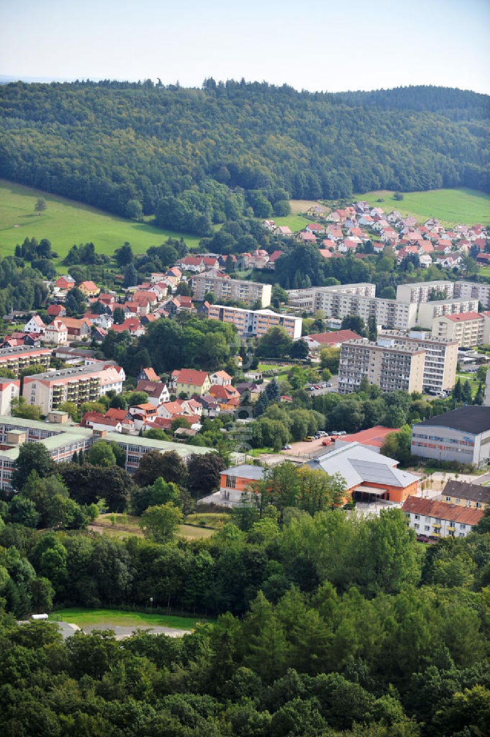 Seebach ( Wartburgkreis ) von oben - Stadtansicht Seebach ( Wartburgkreis )