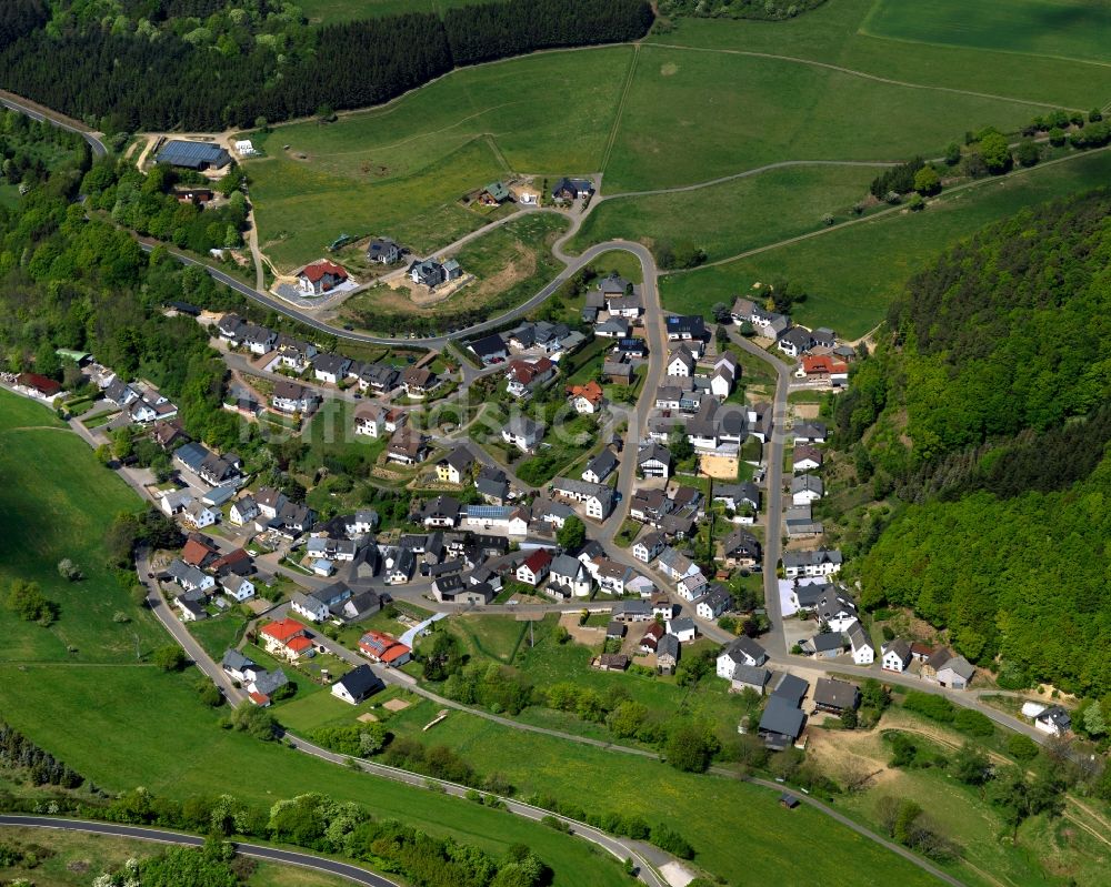 Siebenbach von oben - Stadtansicht von Siebenbach im Bundesland Rheinland-Pfalz