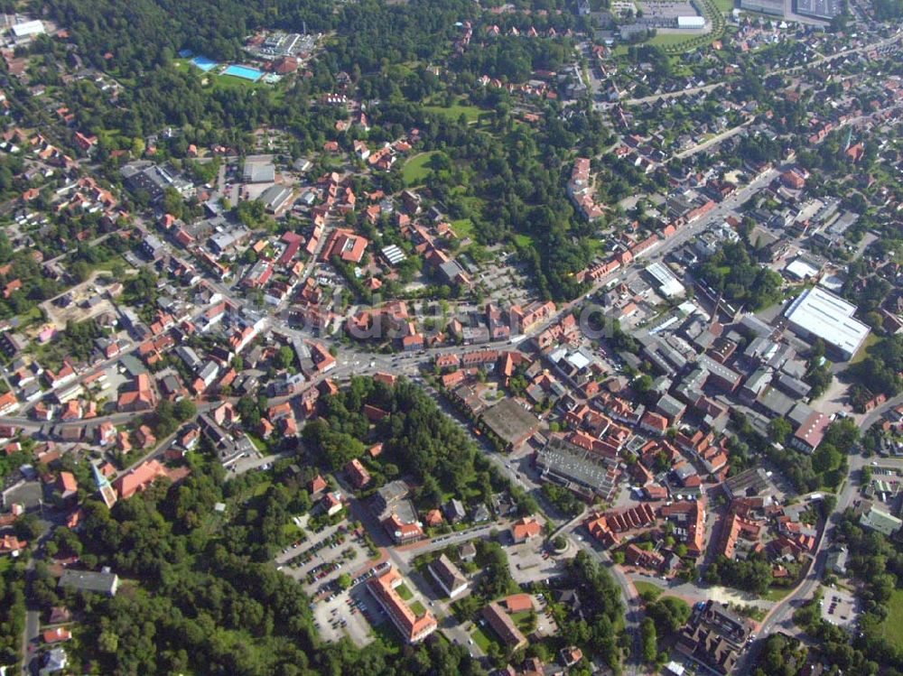 Soltau (Niedersachsen) aus der Vogelperspektive: Stadtansicht von Soltau