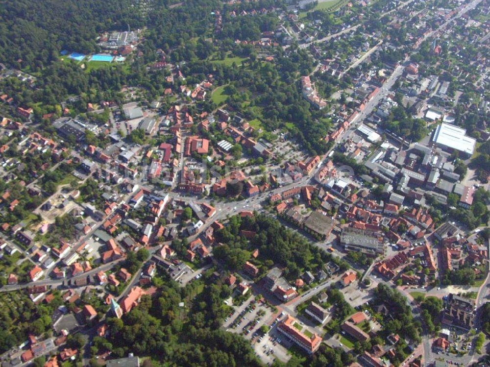 Soltau (Niedersachsen) von oben - Stadtansicht von Soltau