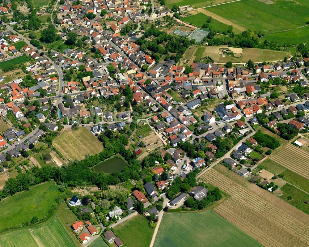 Stadecken-Elsheim von oben - Stadtansicht von Stadecken-Elsheim im Bundesland Rheinland-Pfalz