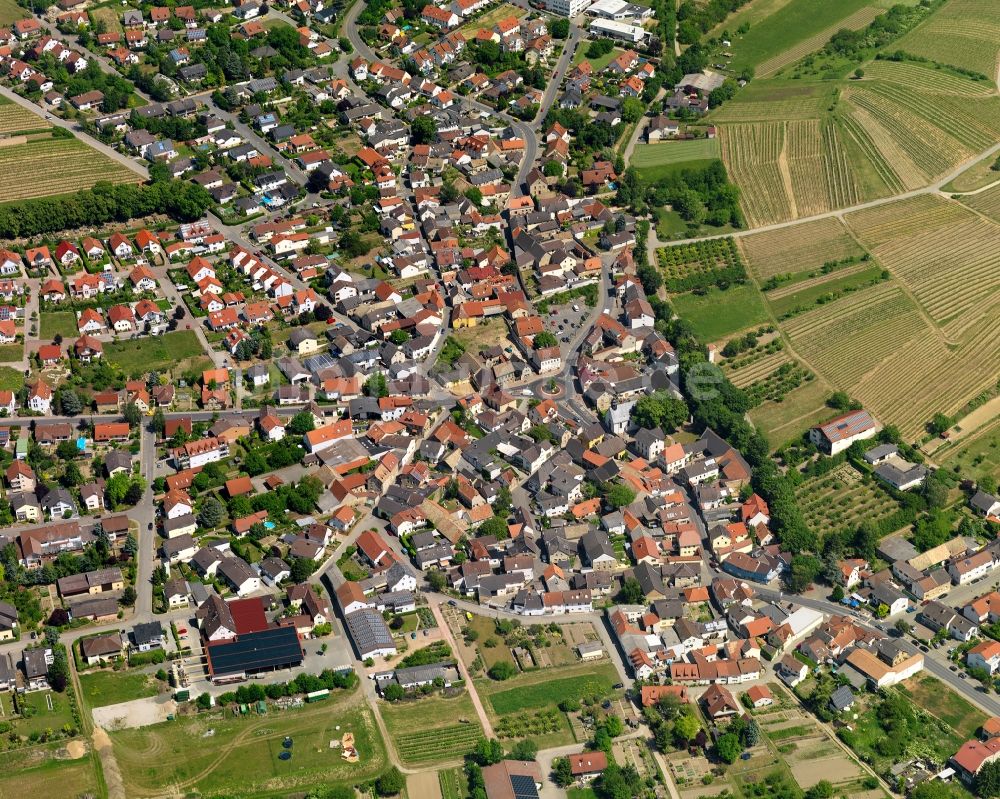 Luftbild Stadecken-Elsheim - Stadtansicht von Stadecken-Elsheim im Bundesland Rheinland-Pfalz