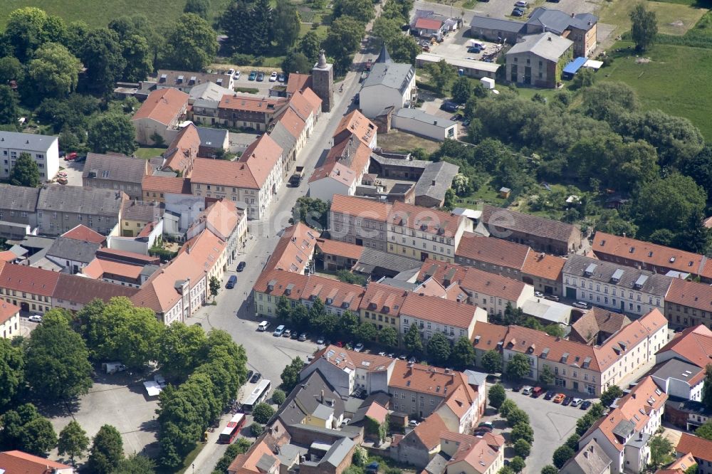 Altlandsberg aus der Vogelperspektive: Stadtansicht der Stadt Altlandsberg im Landkreis Märkisch Oderland, Brandenburg