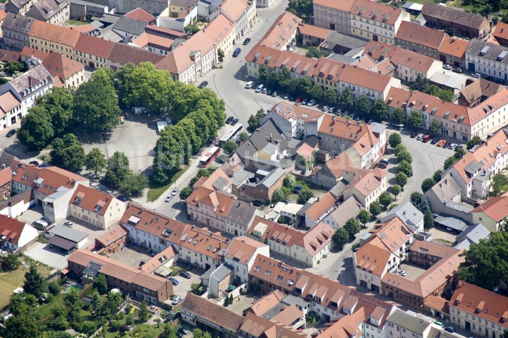 Altlandsberg aus der Vogelperspektive: Stadtansicht der Stadt Altlandsberg im Landkreis Märkisch Oderland, Brandenburg