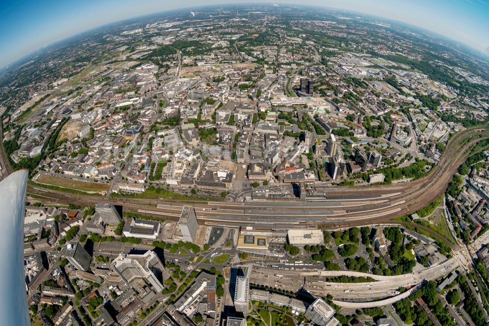 Essen von oben - Stadtansicht der Stadt Essen im westfälischen Münsterland im Norden des Bundeslandes Nordrhein-Westfalen