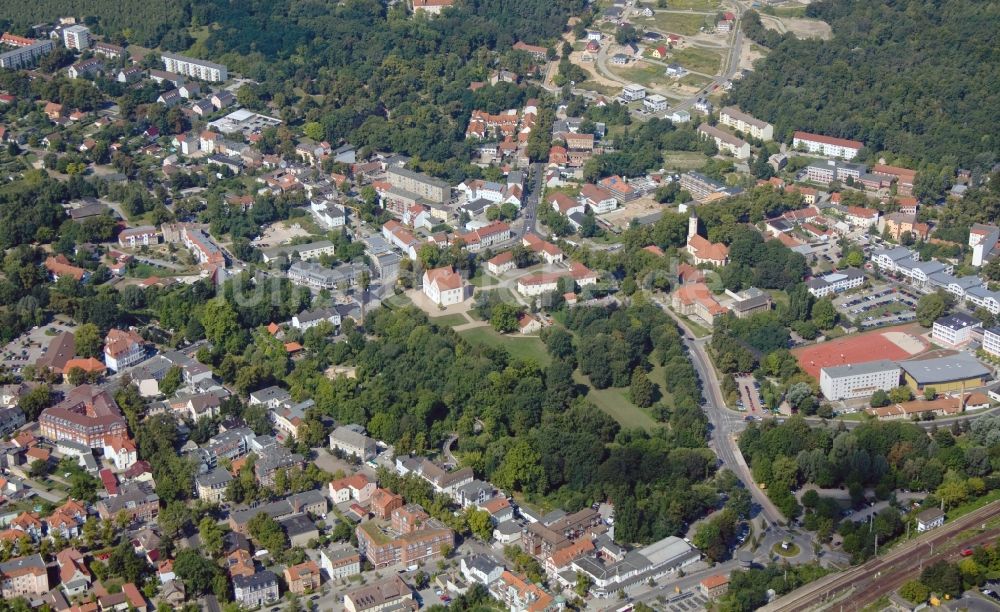 Luftbild Königs Wusterhausen - Stadtansicht Stadt Königs Wusterhausen im Bundesland Brandenburg