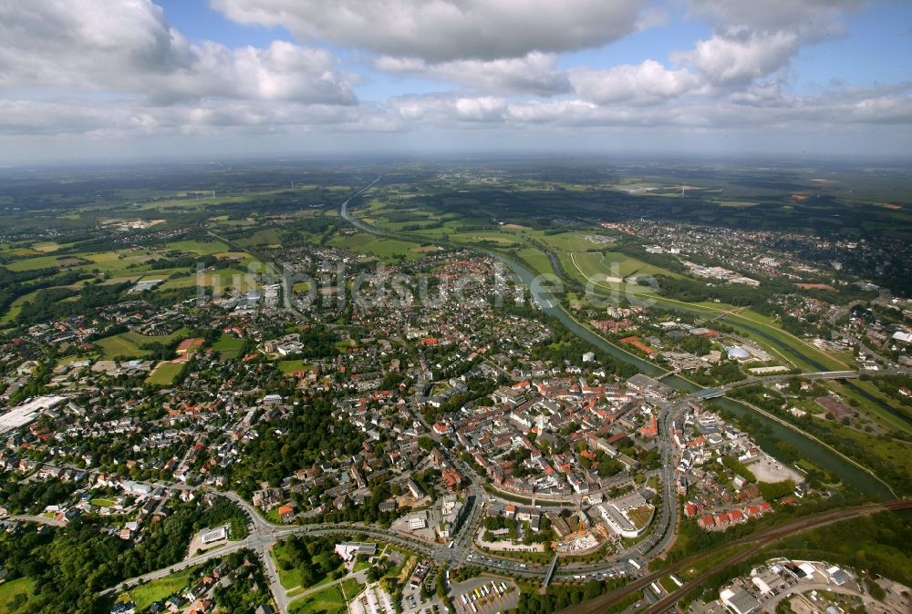 Luftbild Dorsten - Stadtansicht vom Stadtgebiet Dorsten im Bundesland Nordrhein-Westfalen