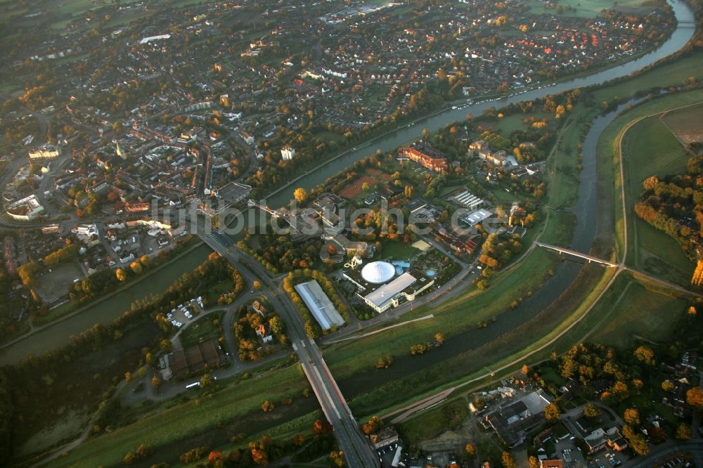 Luftbild Dorsten - Stadtansicht vom Stadtgebiet Dorsten im Bundesland Nordrhein-Westfalen