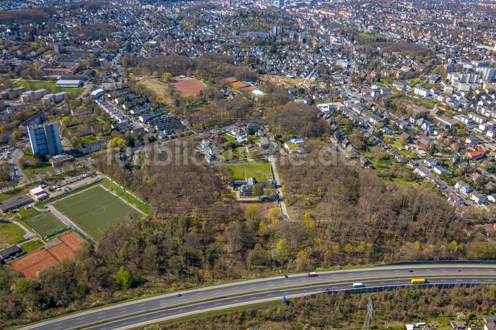 Luftbild Hagen - Stadtansicht im Stadtgebiet im Ortsteil Eppenhausen in Hagen im Bundesland Nordrhein-Westfalen, Deutschland