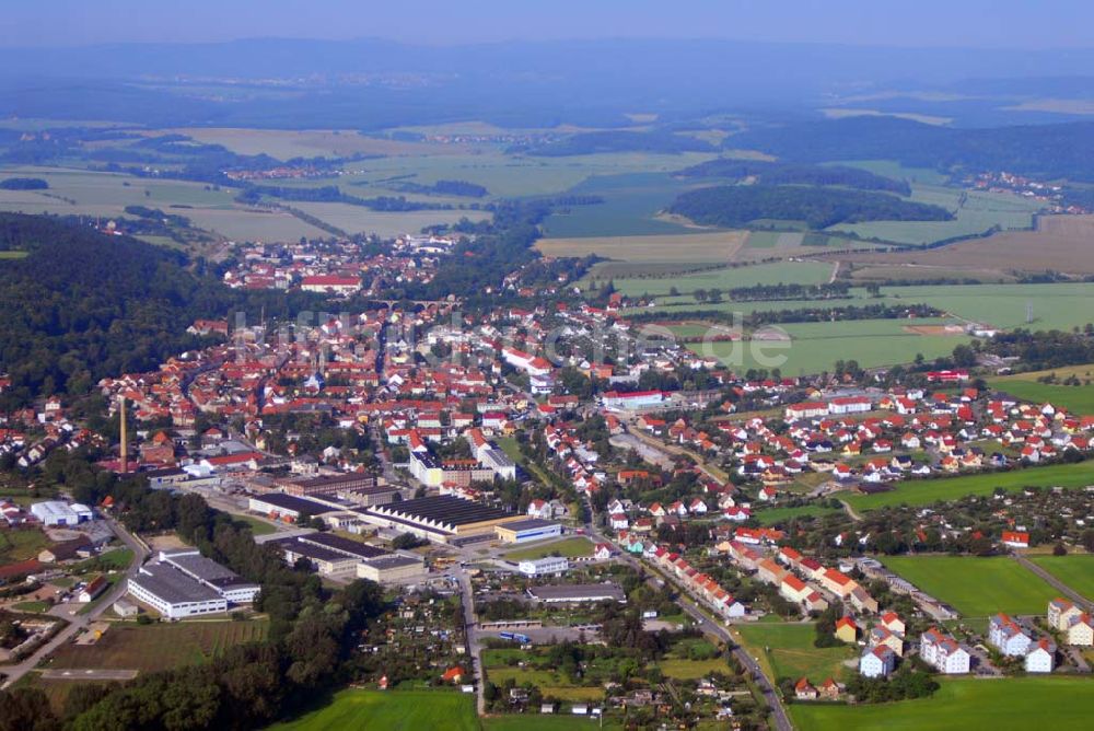 Stadtilm aus der Vogelperspektive: Stadtansicht Stadtilm