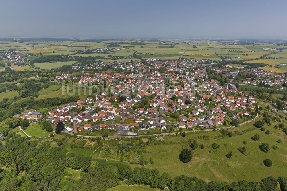 Luftbild Rüthen - Stadtansicht vom Stadtkern Rüthen im Sauerland in der Soester Börde in Nordrhein-Westfalen