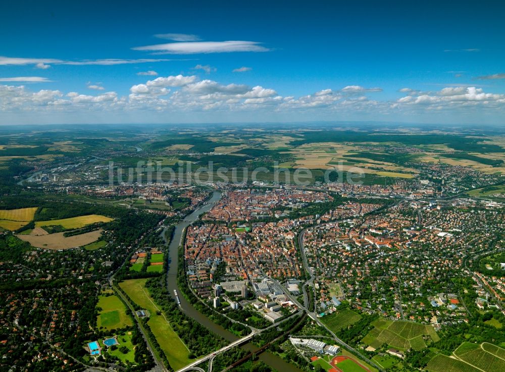 Luftbild Würzburg - Stadtansicht des Stadtrandes von Würzburg im Bundesland Bayern