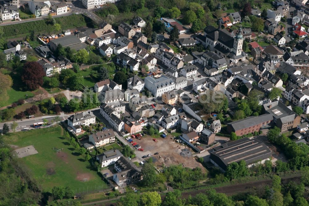 Koblenz aus der Vogelperspektive: Stadtansicht des Stadtteils Horchheim in Koblenz im Bundesland Rheinland-Pfalz