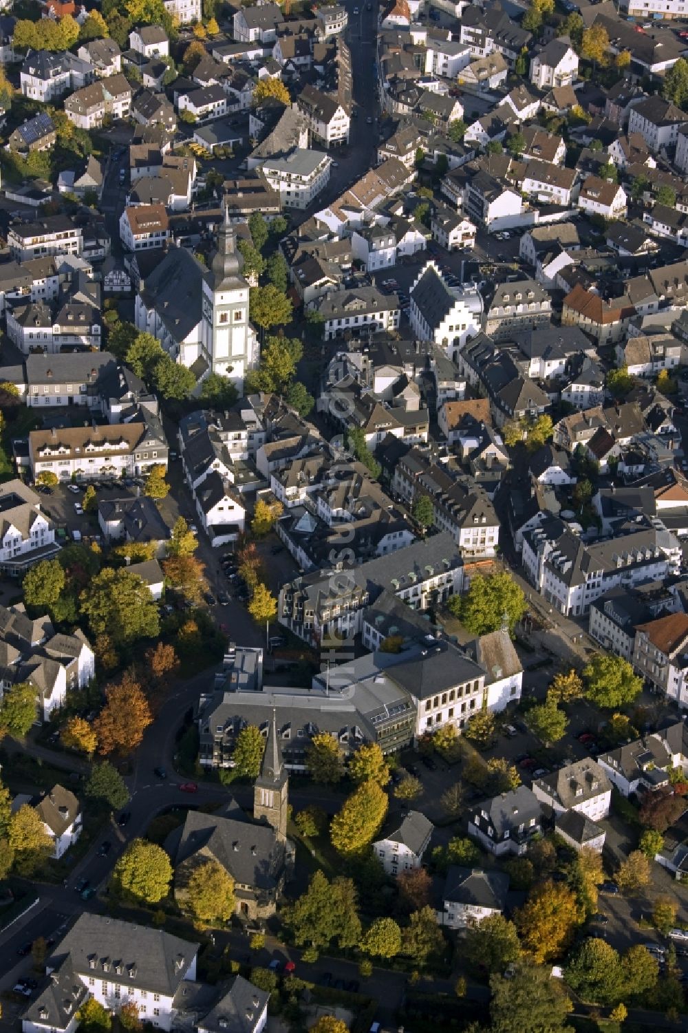 Luftbild Attendorn - Stadtansicht vom Stadtzentrum Attendorn in Nordrhein-Westfalen