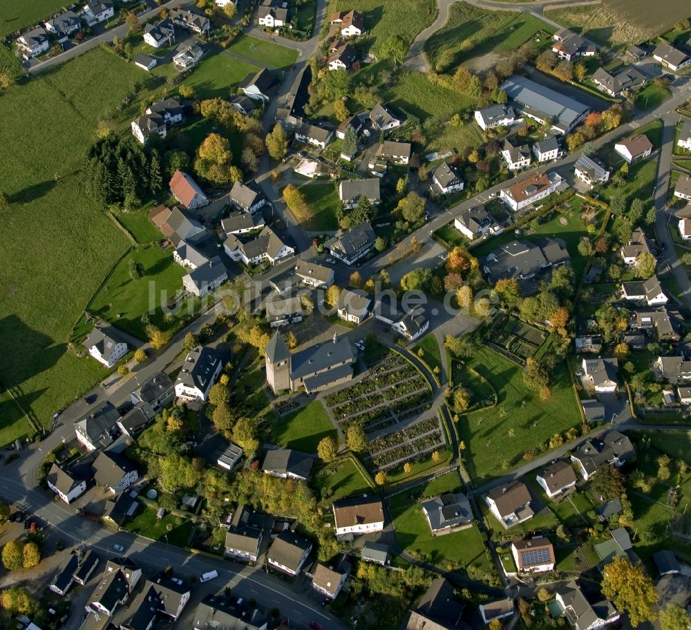 Attendorn aus der Vogelperspektive: Stadtansicht vom Stadtzentrum Attendorn in Nordrhein-Westfalen