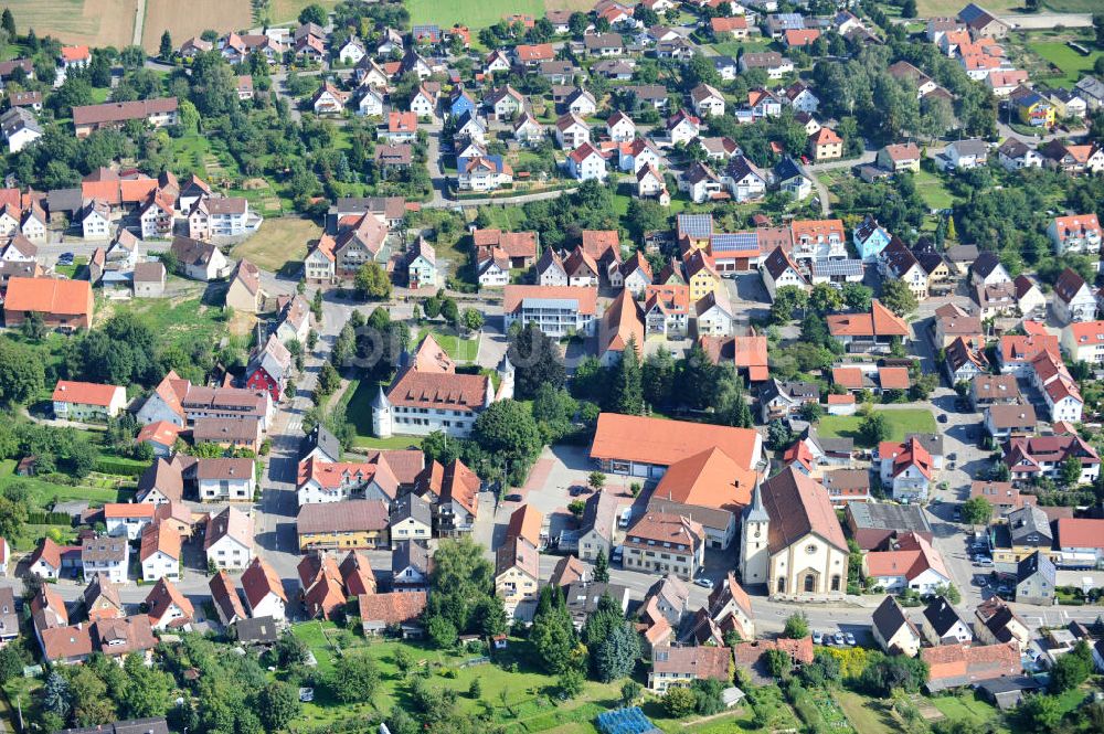 KIRCHHAUSEN - HEILBRONN von oben - Stadtansicht Stadtzentrum von Heilbronn - Kirchhausen in Baden-Württemberg